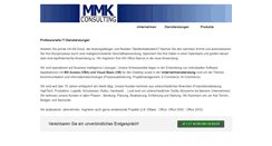 Desktop Screenshot of mmk-consulting.net